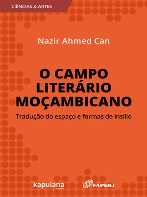 cover image of O campo literário moçambicano